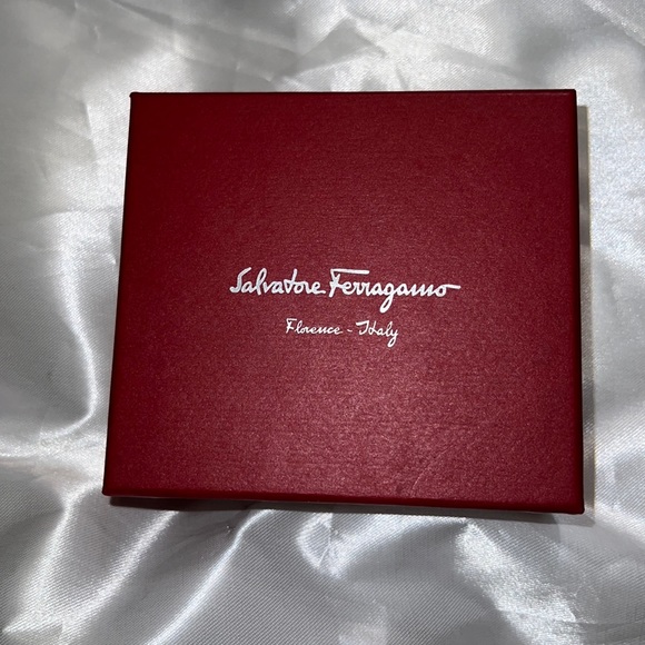 Brand new with tag Salvatore Ferregamo fur leather bracelet